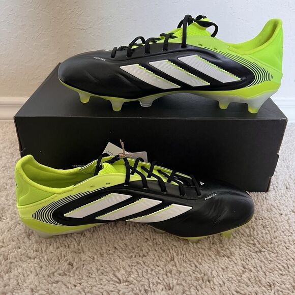 Adidas Copa Pure 3 Elite FG Black White Green Soccer Cleat JH6304 Men Size 8 New main image 7
